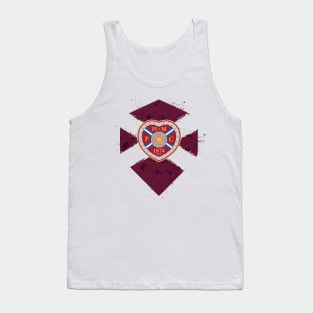 Scottish Hearts Midlothian Fc Tank Top